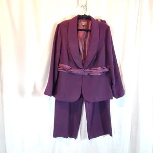 Dressbarn purple pantsuit Sz 18W